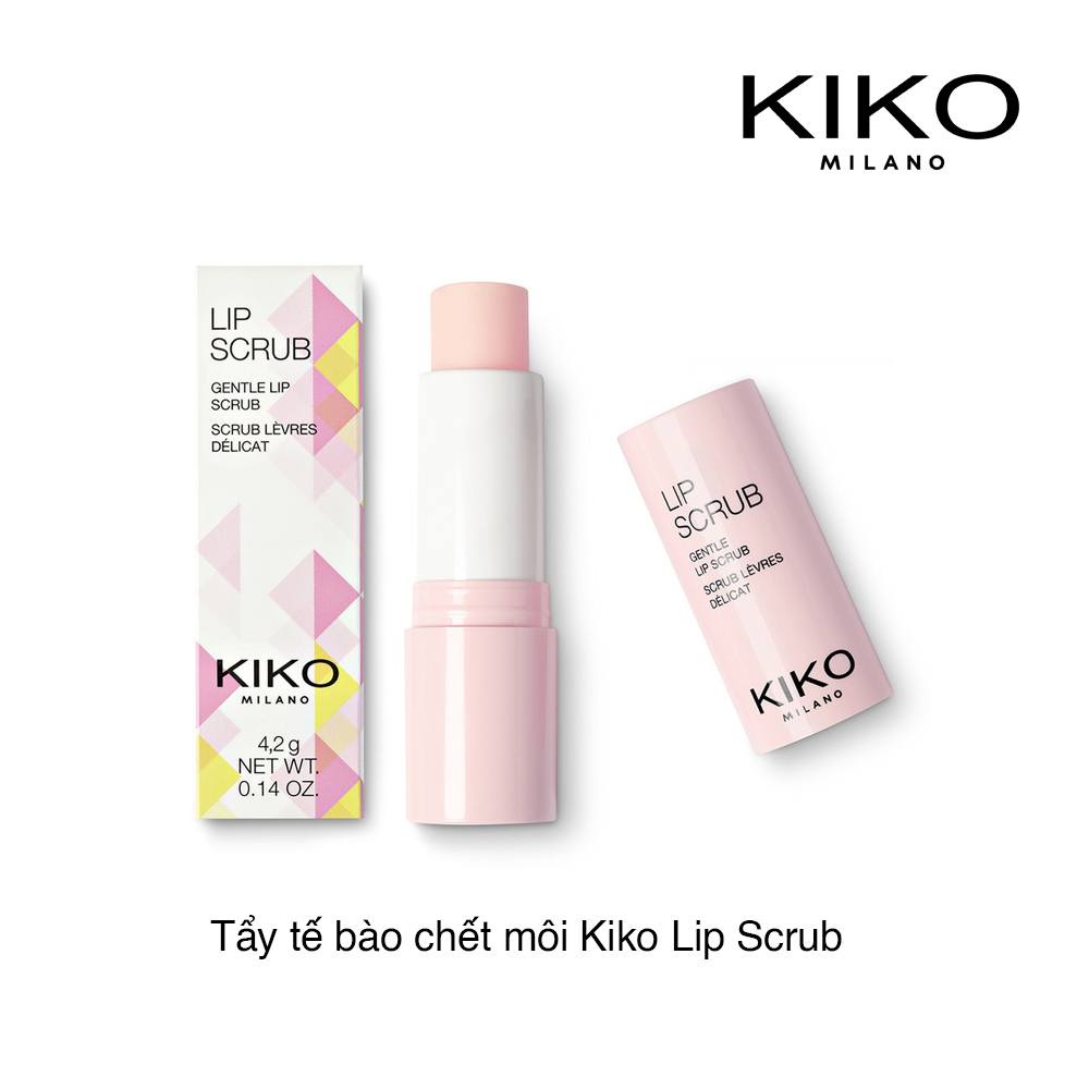Tẩy da chết môi dạng thỏi Kiko Lip Scrub 4.2g