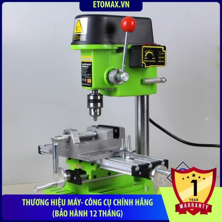 Máy khoan bàn miniQ 480W BG-5159A, Chính hãng MiniQ, Điều chỉnh tốc độ 6 cấp