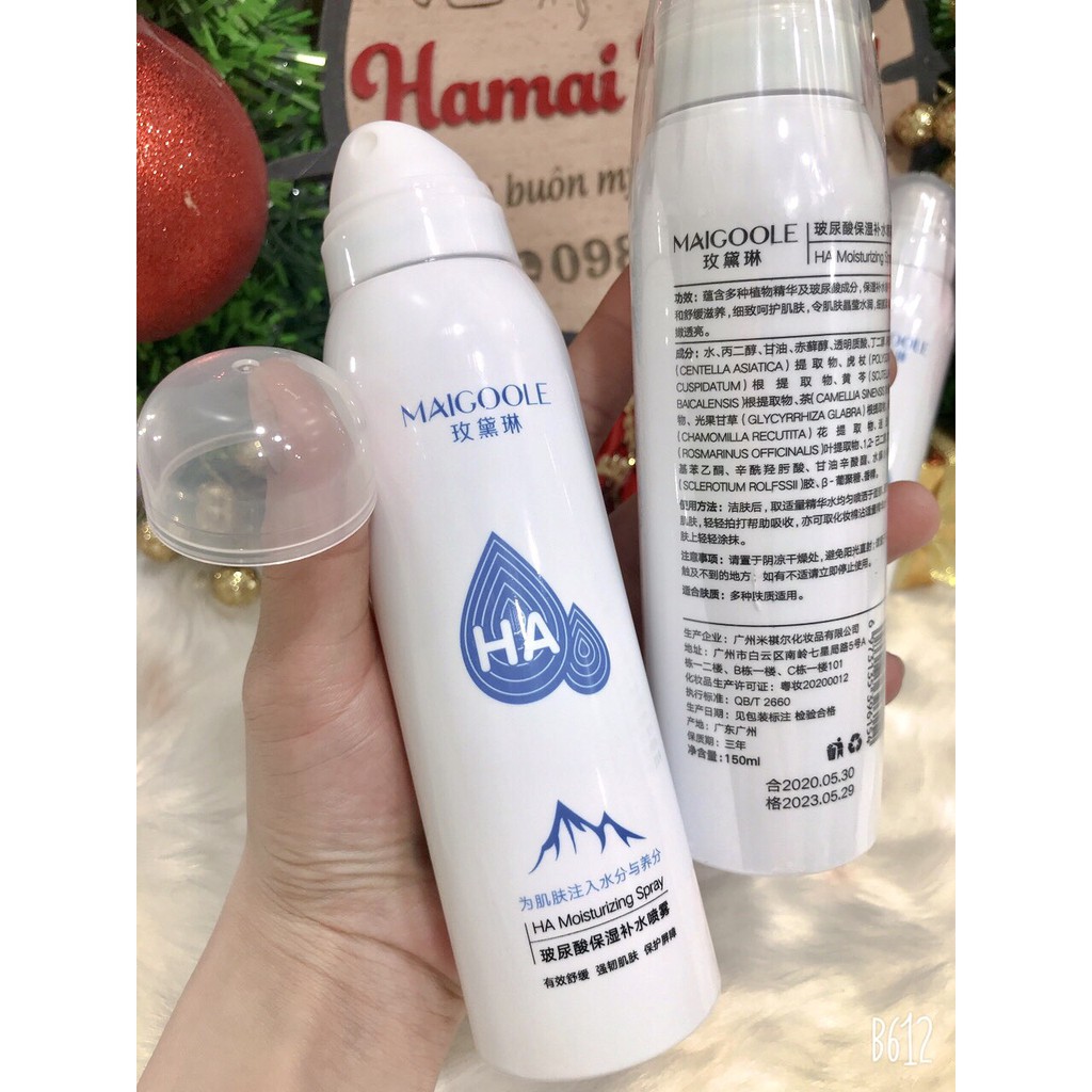 Một chai xịt khoáng HA cấp nước, chống nắng  MAIGOOLE | BigBuy360 - bigbuy360.vn