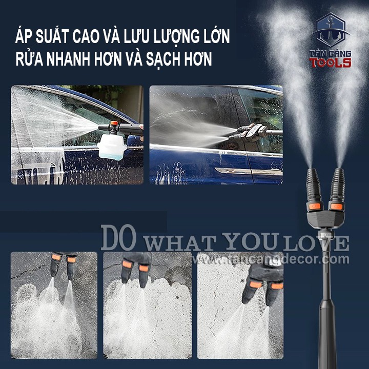 Máy Xịt Rửa Xe Cao Áp YILI YLQ6200C - 160C Động Cơ Đôi