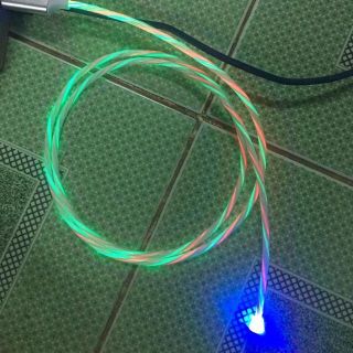 [Ảnh Thật] Cáp sạc Từ đèn LED  Nam Châm 360 độ.