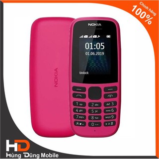 Điện Thoại Nokia 105 2 Sim 2019 - Hàng Chính Hãng