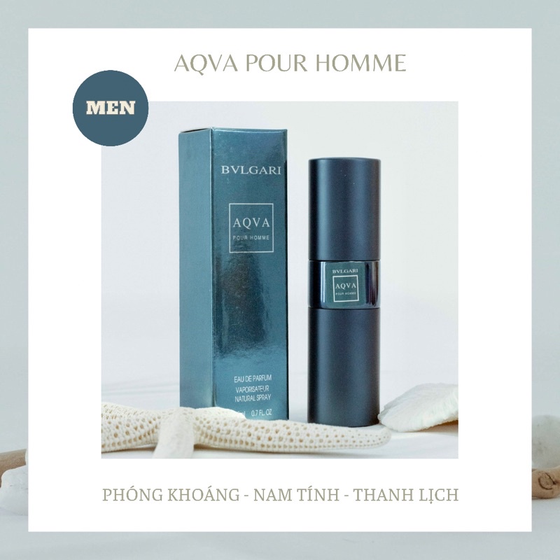 Nước Hoa Mini 20ml 𝐀𝐪𝐯𝐚 𝐏𝐨𝐮𝐫 𝐇𝐨𝐦𝐦𝐞