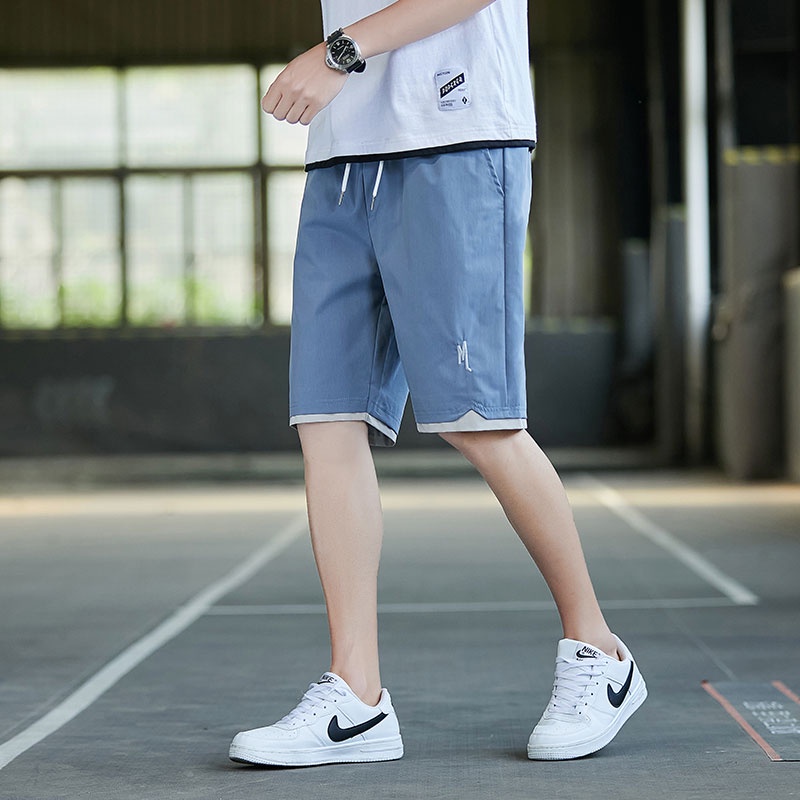Quần Ngắn Thể Thao Phối Dây Rút Thời Trang Cho Nam Cỡ M-4XL