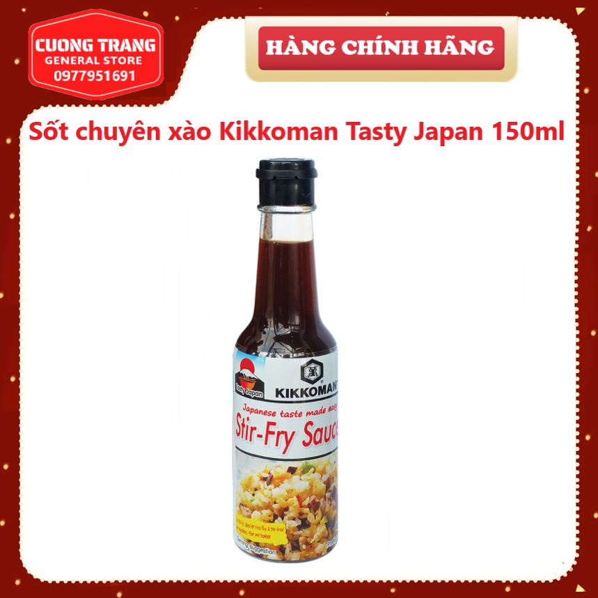 Sốt chuyên xào hiệu Kikkoman Tasty Japan 150ml/Kikkoman Tasty Japan Stir-fry sauce 150ml