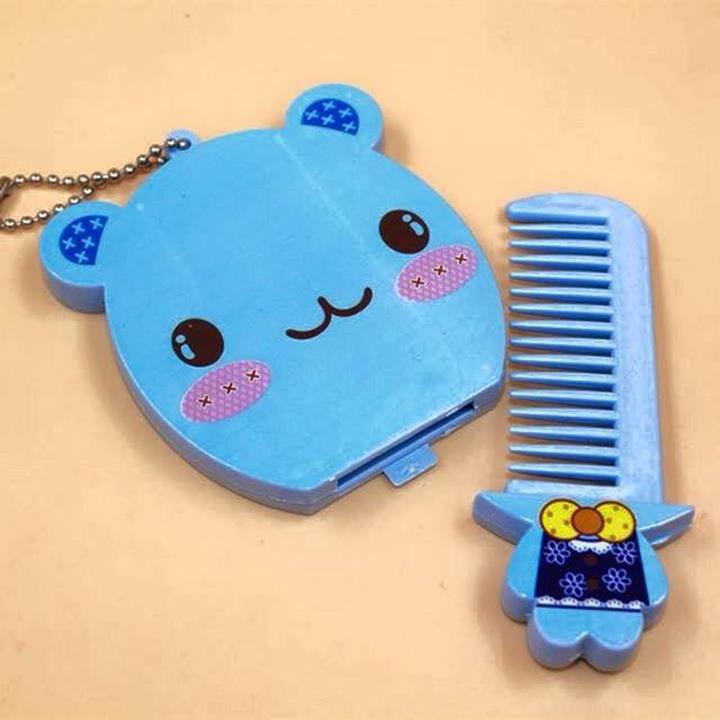 Bộ gương lược hình thú cute
