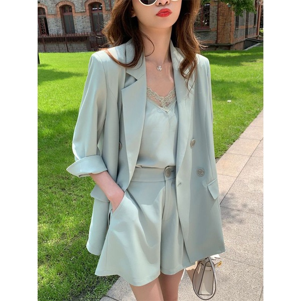 Order sét blazer xanh ngọc bigsize