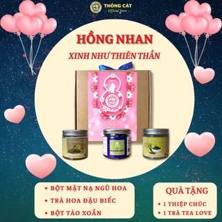 Set quà ý nghĩa Hồng Nhan Thông Cát HCM giành tặng một nửa thế giới chúc các nàng luôn luôn xinh đẹp và hạnh phúc