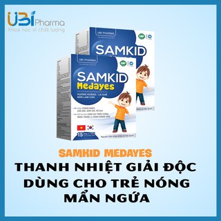 [BS KHUYÊN DÙNG] Siro Samkid MEDAYES thanh nhiệt giải độc, dùng tốt cho trẻ nóng nhiệt mẩn ngứa, rôm rảy mề đay nhiệt.