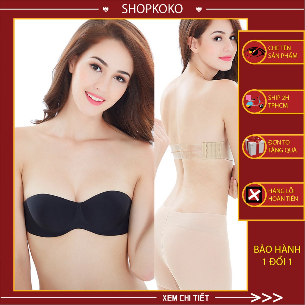 Áo ngực không dây không gọng nâng ngực chống tuột cài sau siêu quyến rũ hot trend 2019, Áo lót không dây A218