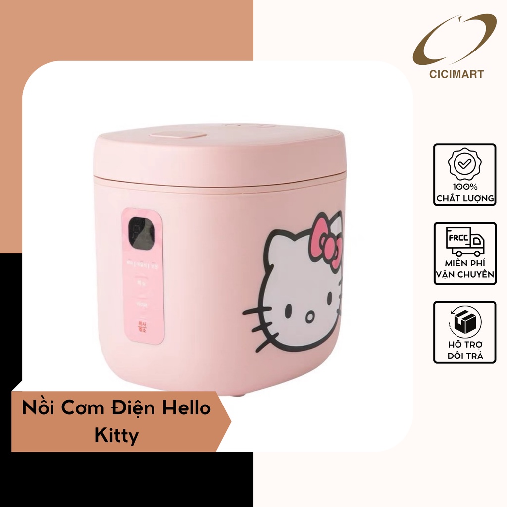 Nồi Cơm Điện Hello Kitty Phiên Bản Giới Hạn Only In Korea Đa Năng, Nhỏ Gọn - Hàng Nội Địa Hàn - Bảo Hành 12 Tháng