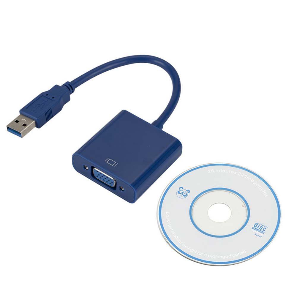 Dây cáp chuyển đổi MMULCK USB 3.0 sang VGA 1080P HD nhiều màn hình thiết thực cho máy tính