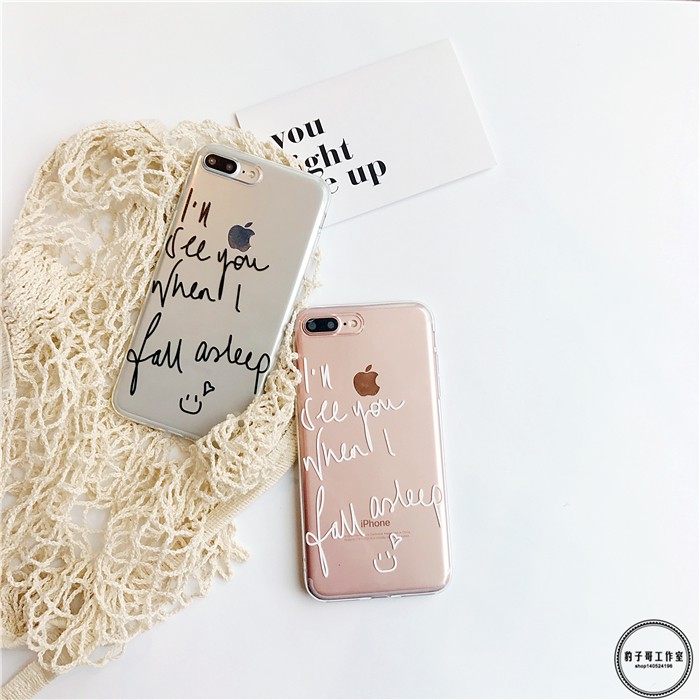 ốp lưng trong suốt kèm dây đeo cho điện thoại iphone 7/7plus | BigBuy360 - bigbuy360.vn