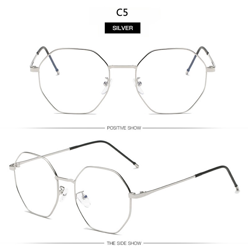 Gọng kính lục giác thời trang cho nam nữ