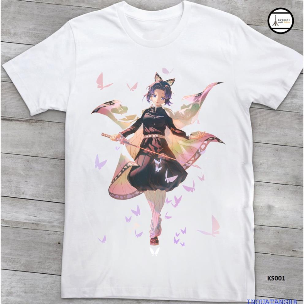 ÁO THUN NAM NỮ - Kimetsu no Yaiba Trùng Trụ Kochou Shinobu
