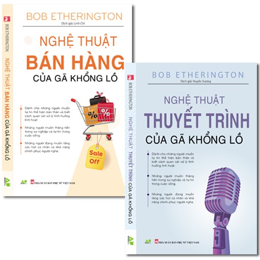 Sách - Nghệ Thuật Thuyết Trình Của Gã Khổng Lồ +   Nghệ Thuật Bán Hàng Của Gã Khổng Lồ ( 2 Cuốn )