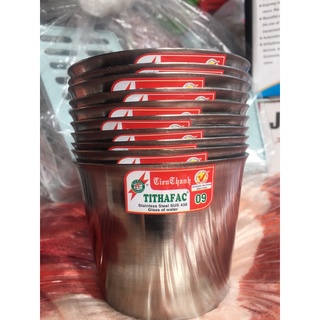 Combo 10 chung làm đá inox loại tốt