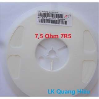 Điện trở dán 7,5 ohm smd 1206 1% 1/4w