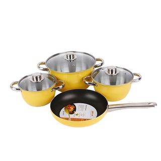 Bộ nồi chảo Goldsun (Chảo không dùng được bếp từ)