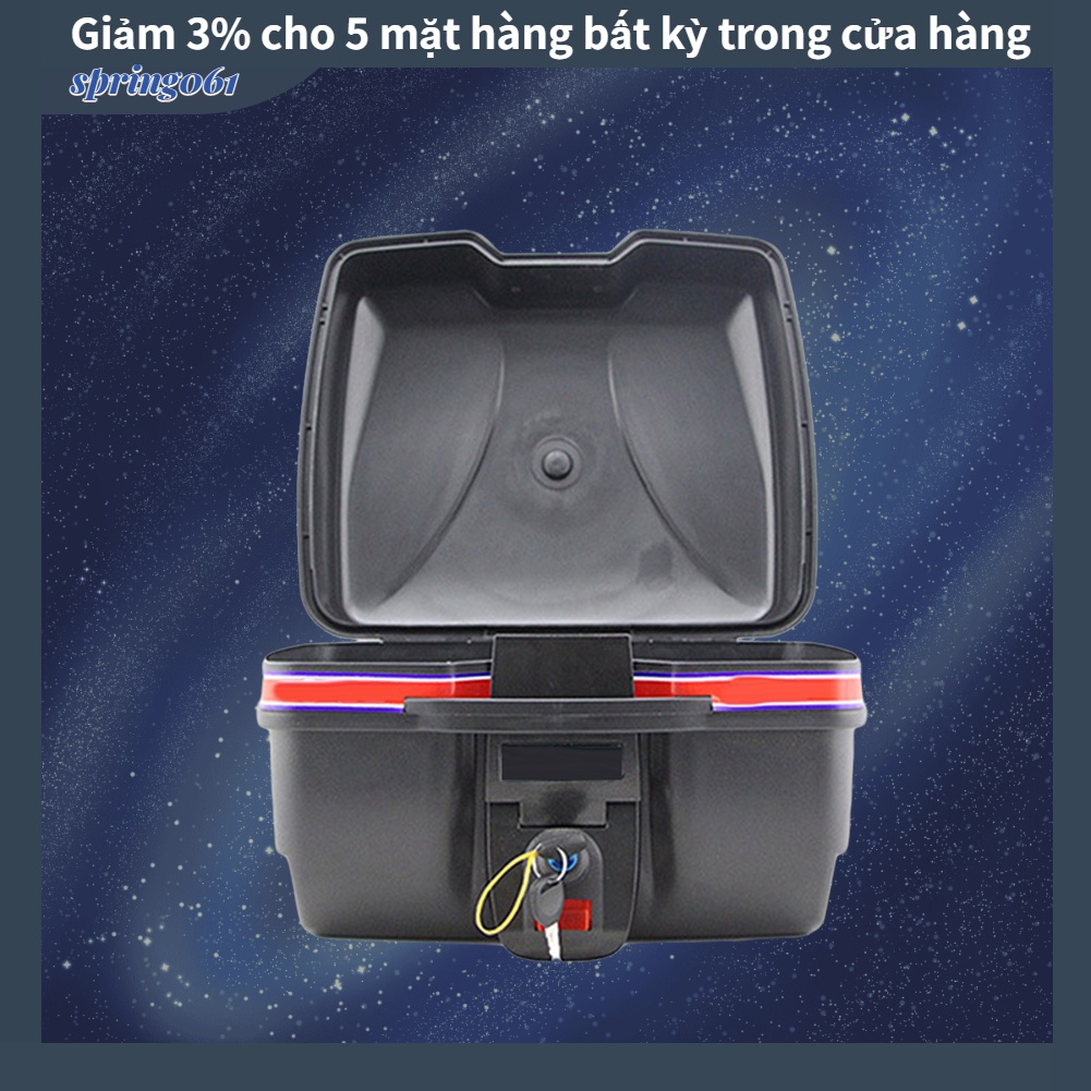 Thân sau xe máy Chống thấm nước va đập xước Xe Hộp phía cho điện tay ga【Spring059】