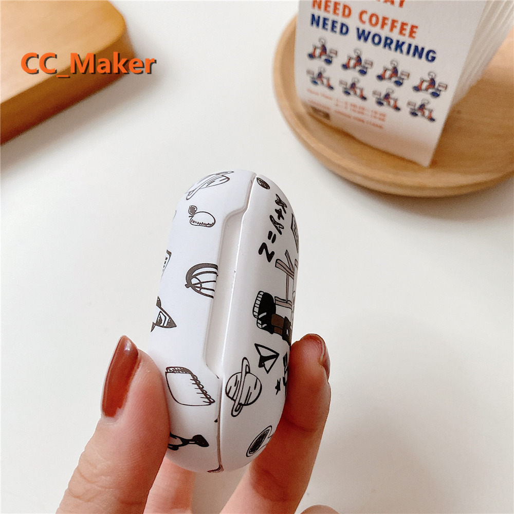 Vỏ bảo vệ hộp sạc tai nghe Bluetooth Samsung Galaxy Buds Plus mặt nhám in hình Kaws độc đáo