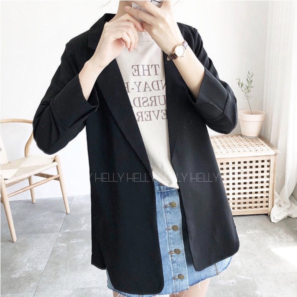 Blazer 1 lớp | Helly Shop | BigBuy360 - bigbuy360.vn