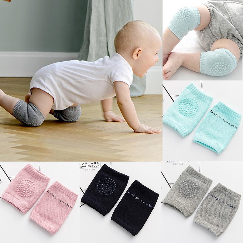 Bộ 2 băng đệm/ Tất bảo vệ đầu gối cho bé tập bò