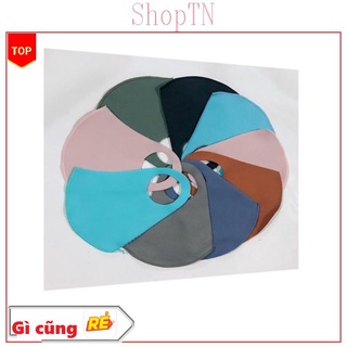 Khẩu trang vải su 3D phong cách Hàn Quốc