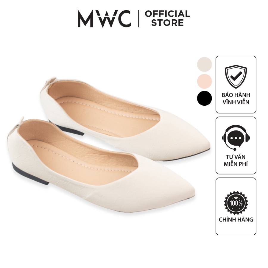 Giày MWC 2204 - Giày Búp Bê Đế Bệt, Búp Bê Basic, Giày Búp Bê Ôm Chân, Búp Bê Trơn, Giày Búp Bê Đơn Giản - Búp Bê Xinh