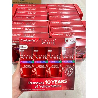 Kem Đánh Răng Colgate Optic White Renewal - USA