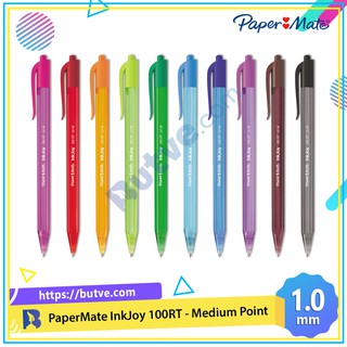Bút bi đầu bấm Paper Mate InkJoy 100RT - Ngòi 1.0mm