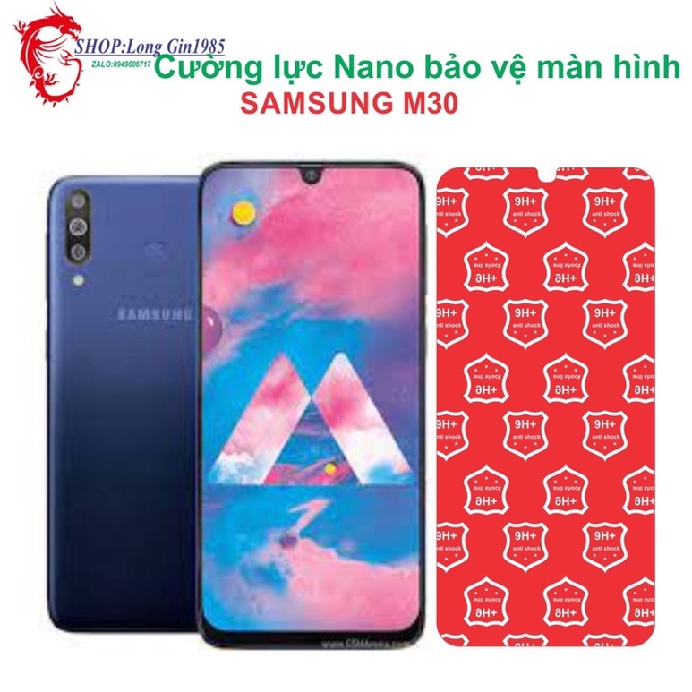 Samsung M30 Cường lực Nano chống va đập chống trầy xước