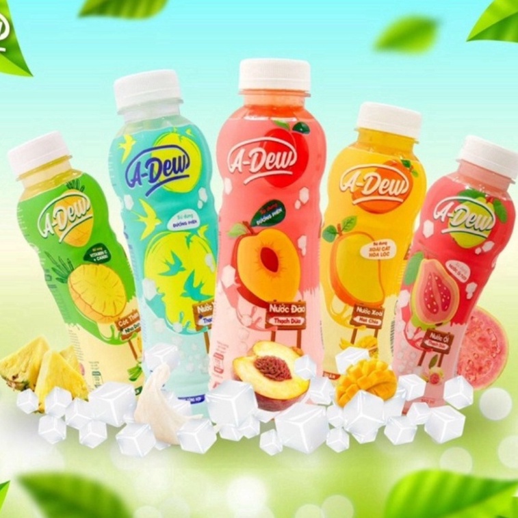 Mới nước trái cây a-dew lốc 6 chai 450ml đủ loại - ảnh sản phẩm 1