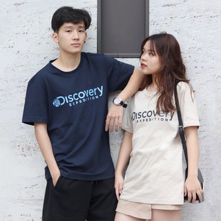 Áo thun ngắn tay Unisex thời trang nam nữ TUTO5 phông cổ tròn tay lỡ form rộng oversized Discovery thun cotton xuất xịn.