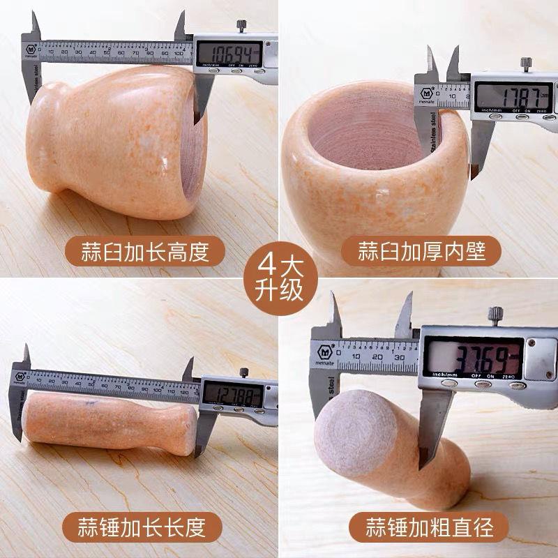 Bộ Chày Cối Giã Tỏi Bằng Đá Tự Nhiên Thời Trang