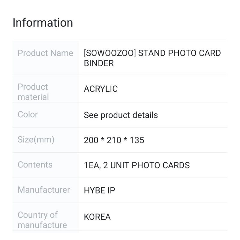 [SOZOOWOO] STAND PHOTO CARD BINDER | XÍCH ĐU ĐỂ CARD BTS SOZOOWOO (HÀNG OFF, SẴN)