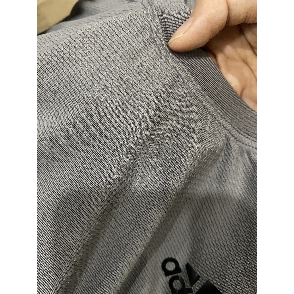 Áo Thun Lạnh Thể Thao Nam Adidas 3 Lá Basic Chất Liệu Dệt Kim Cực Mát Siêu Khô 5 Màu