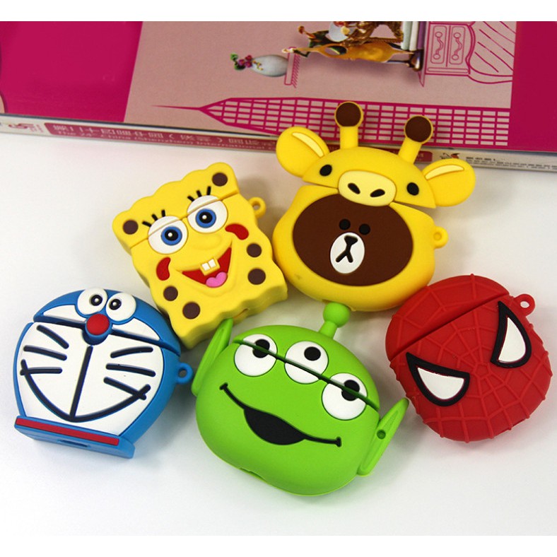 Vỏ Bọc Bảo Vệ AP 1 2 Pro Silicone Cao Cấp Siêu Cute Hàng Loại 1 Dày Dặn