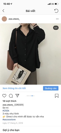 Áo sơ mi có cổ