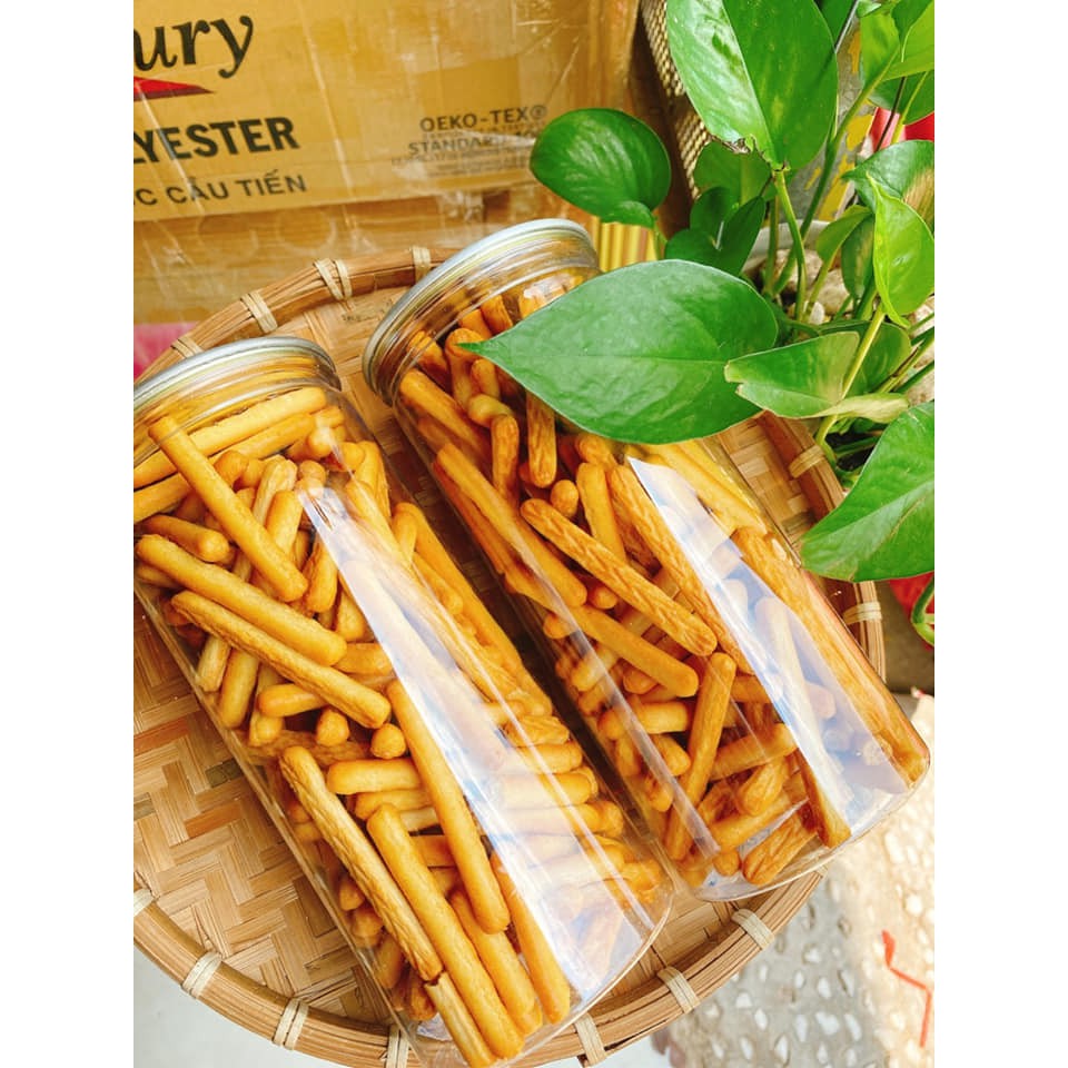 hủ PET-250gr bánh quy bơ đũa mặn