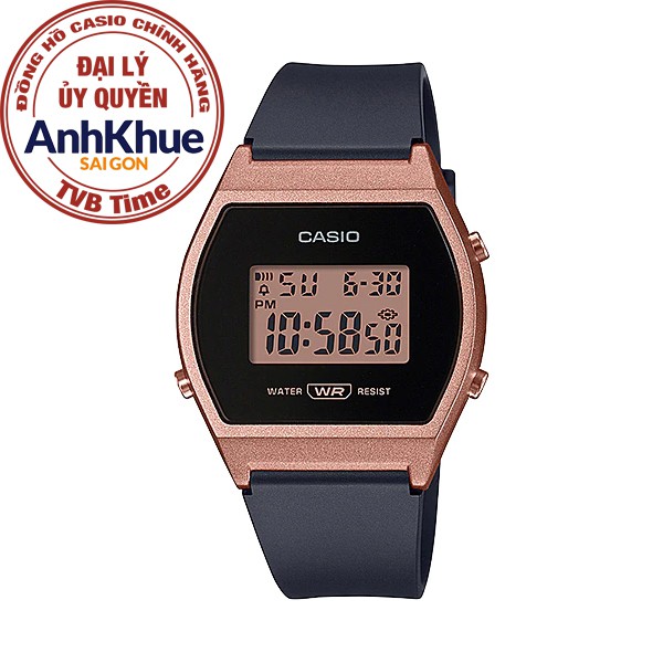 Đồng hồ nữ dây nhựa Casio chính hãng Anh Khuê LW-204-1ADF (35mm)
