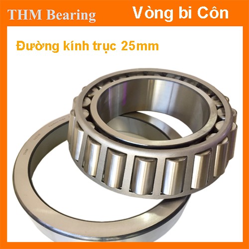 Bạc đạn Côn (Vòng bi) Trục 25mm, ổ chặn 30205