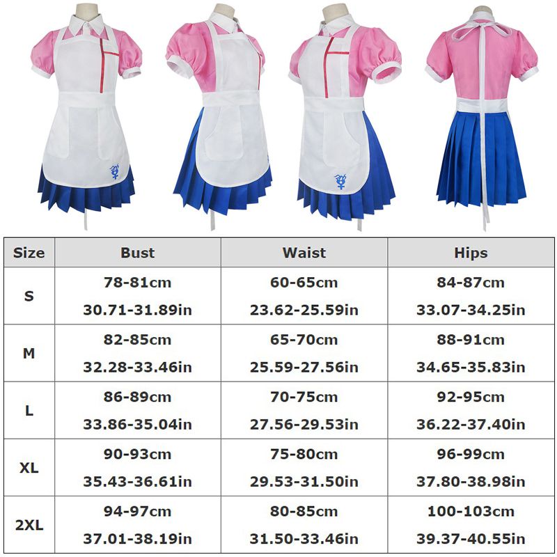 Bộ Đồ Hóa Trang Nhân Vật Dangan Ronpa 2 Danganronpa Mikan Tsumiki món quà cô gái