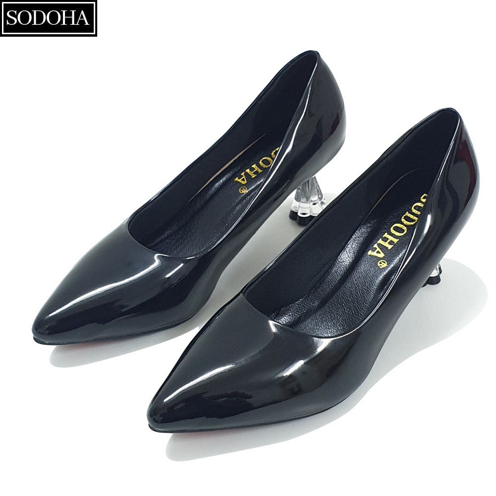 Giày cao gót nữ SODOHA SDH653 đế cao 5cm gót trong điệu đà kiểu dáng trẻ trung sang trọng
