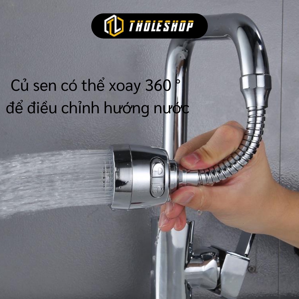 Vòi Nước - Đầu Nối Vòi Nước Tăng Áp Xoay 360 Độ Rửa Chén Bát 2 Chế Độ, Tiết Kiệm 8359