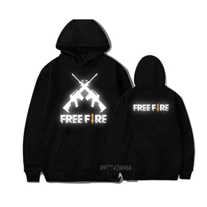 Áo Free Fire  Freeship  Giảm Ngay Khi Nhâp [ FREE FIRE ] - Áo Hoodie Free fire in theo yêu cầu
