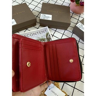 Ví da gấp kèm dây xích full box