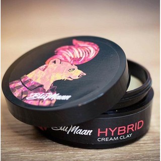 Sáp Vuốt Tóc Blumaan Hybrid Cream Clay ( Blumaan Gấu Hồng) tặng kèm lược tạo kiểu chaoba cao cấp