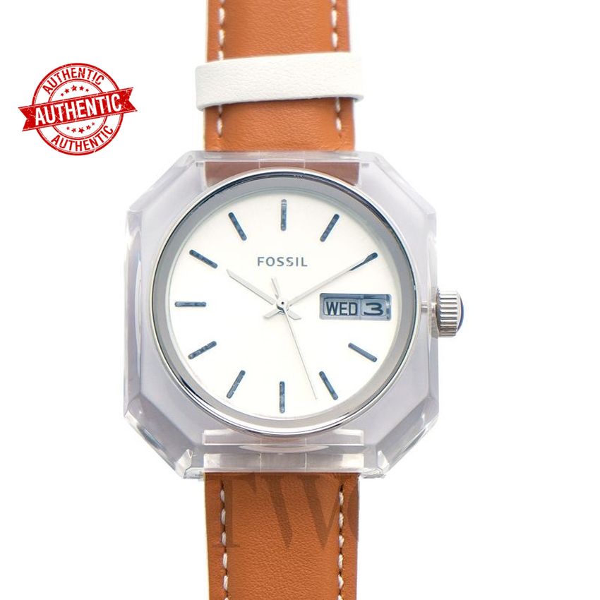 Đồng Hồ Nữ Fossil ES3538 Mặt Vuông Dây Da 36mm