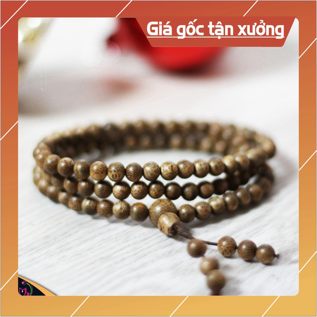 Vòng Tay Trầm Hương Chuỗi Tràng Hạt 108 Trầm Cao Cấp 100% tự nhiên mùi thơm dịu nhẹ | BigBuy360 - bigbuy360.vn